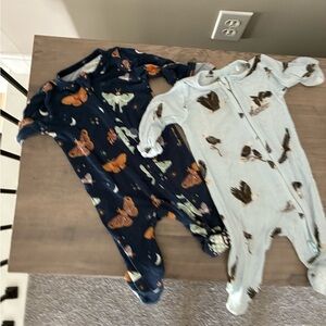 Angel Dear Moth and Eagle NB Footie Bundle